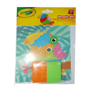 Crayola Mosaic Kit Makes 1 Parrot Mosaic RRP £1 CLEARANCE XL 99p